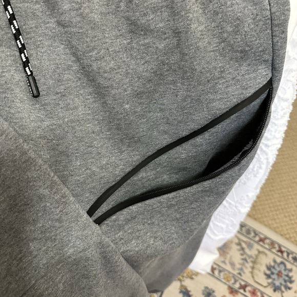 Zoo York Joggers SweatPants Mens L Drawstring Gray Cuffed Leg Stretch 4 Pockets - Picture 6 of 8